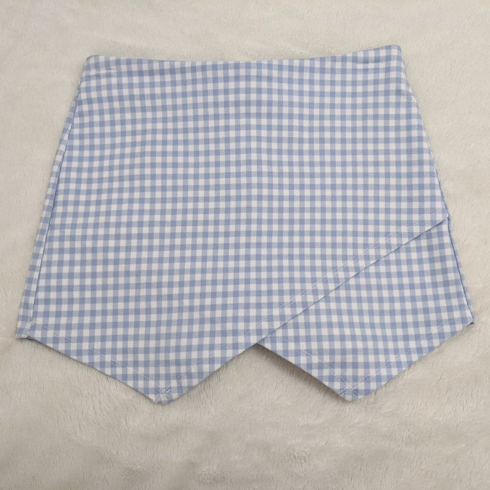 Gingham Pattern Skort